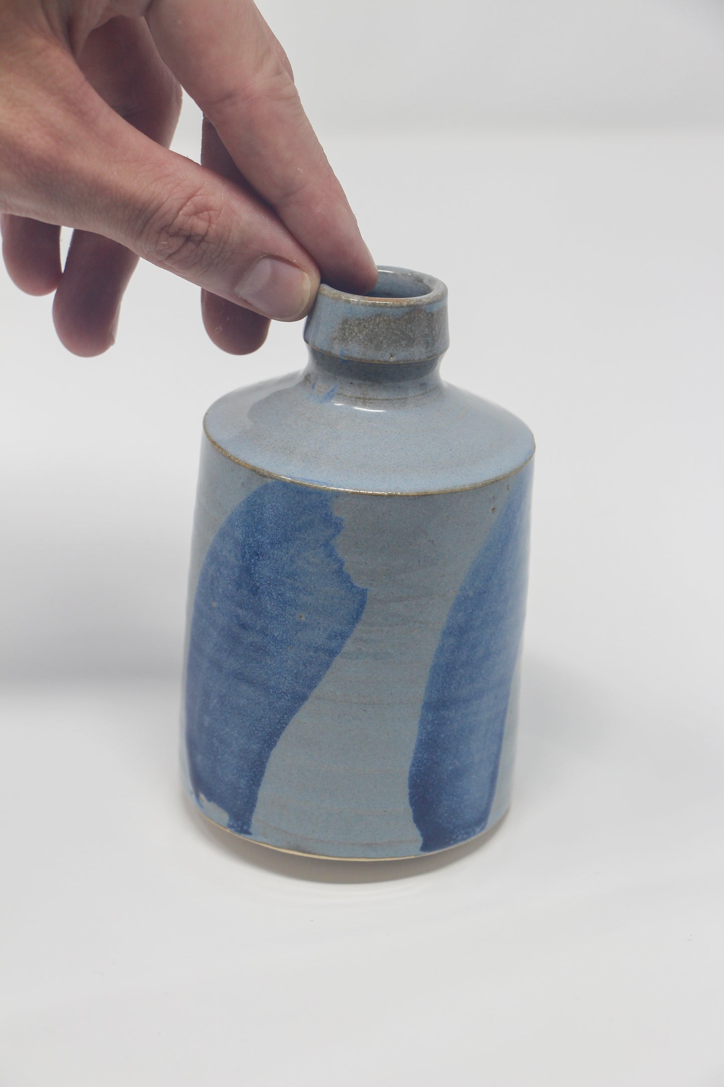 Little Vase, Light & Dark Blue