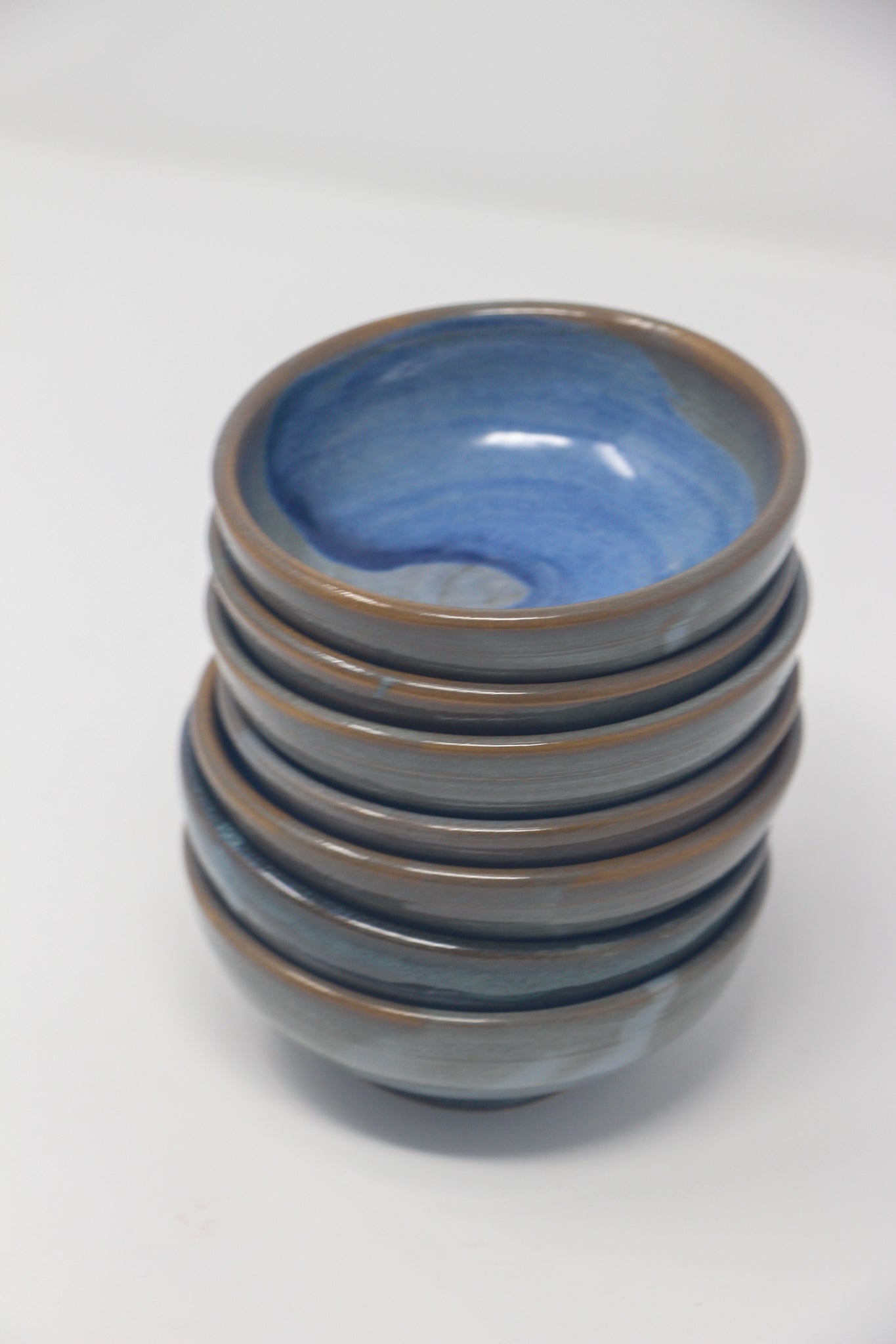 Tiny Bowl, Light Blue & Denim