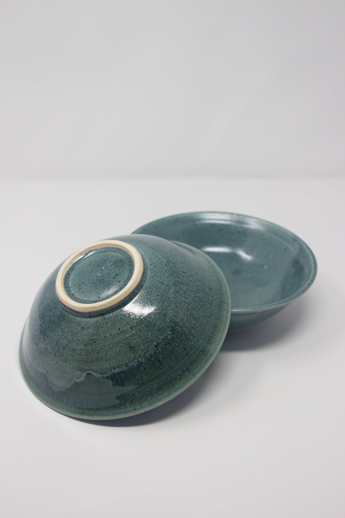 Pair of Bowls, Emerald